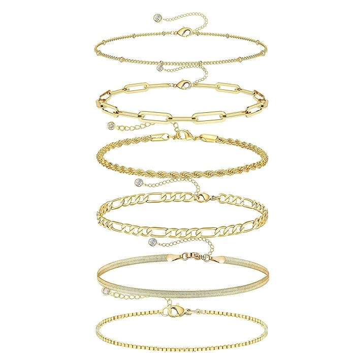 Gold Bracelet Set for Women